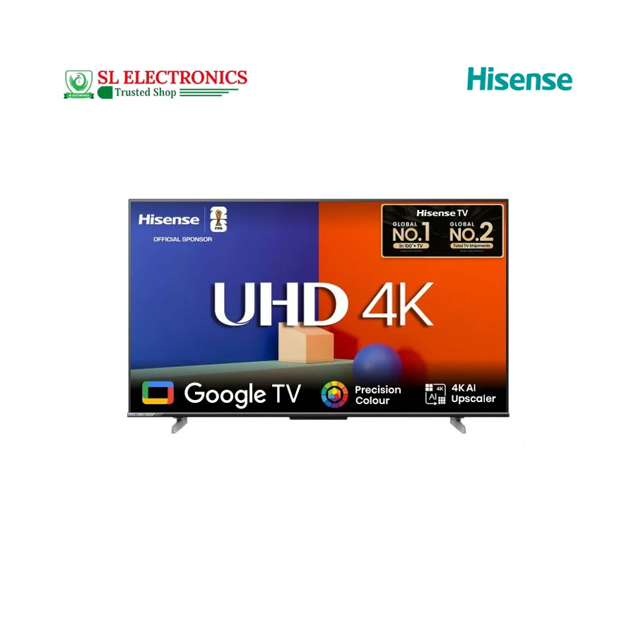 Hisense 50 Inch 4K UHD Bezel less Smart Google TV (50A6F3)