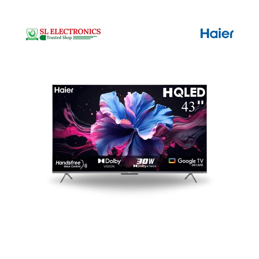 Haier 43 Inch 4K HQLED Google TV (H43P7UX)